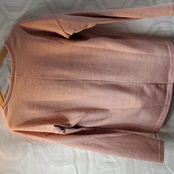 ONLY Dusty Rose Keyhole casual top size Small - Picture 8 of 9